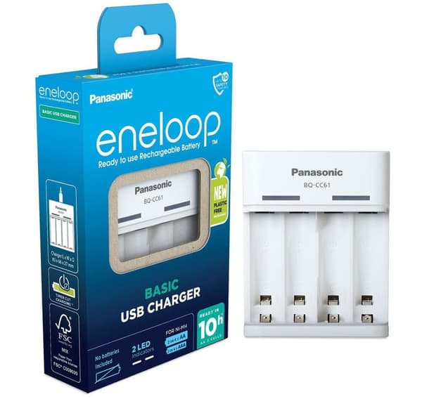 Panasonic eneloop oplader BQ-CC61USB