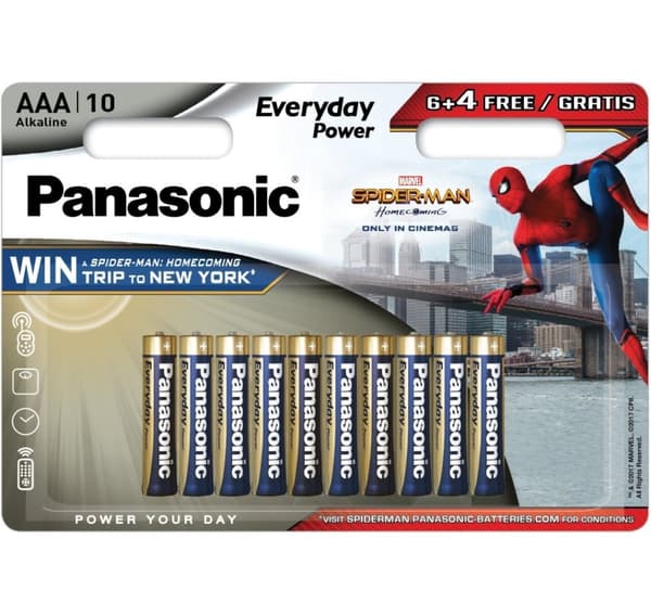 Panasonic Everyday Power -akku LR03EPS/10BW (6+4)