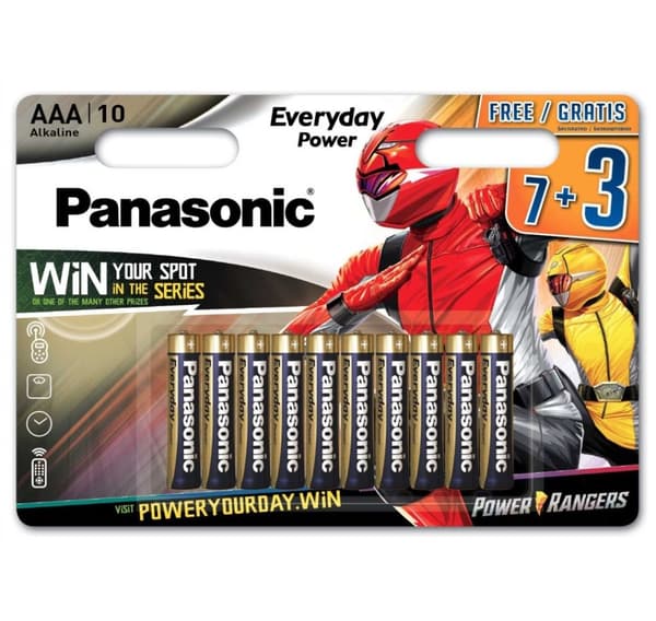 Panasonic Everyday Power batteri LR03EPS/10BW (7+3)
