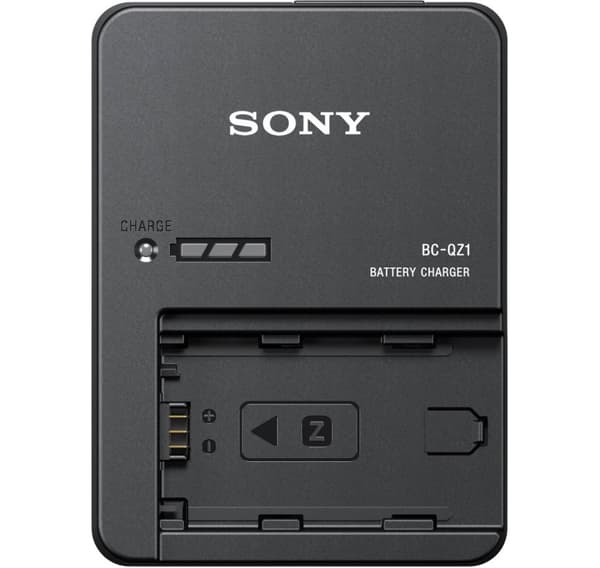 Sony akkulaturi BC-QZ1 musta