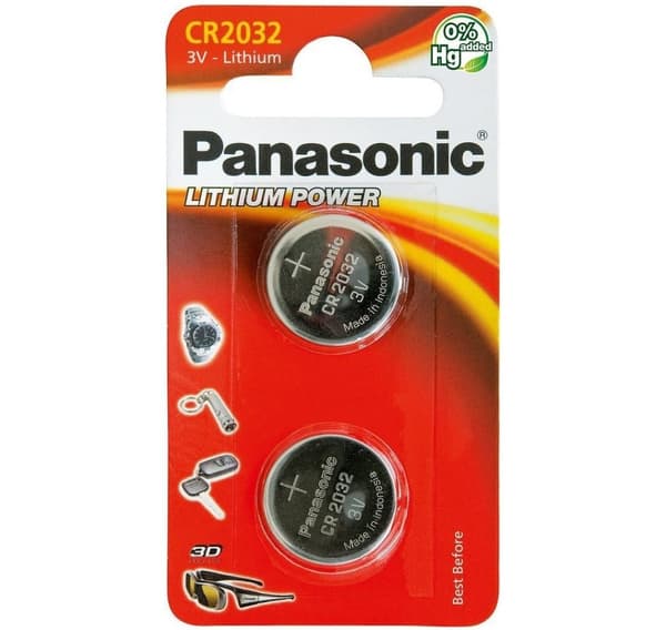 Panasonic batteri CR2032/2B