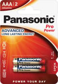 Miniatyrbillede 1 af 2: Sæt med 10 produkter. Panasonic Pro Power batteri LR03PPG/2B