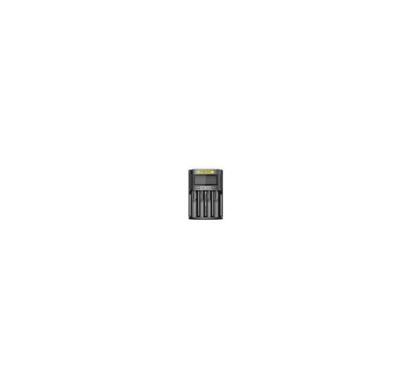 Batterioplader 4-SLOT/UMS4, NITECORE Sort