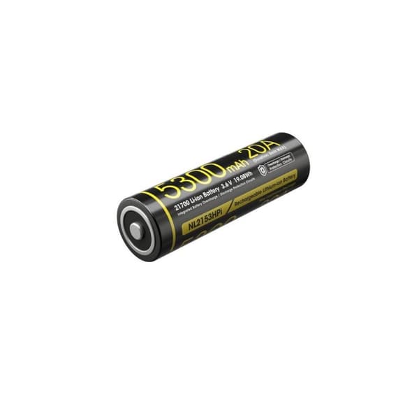 Akun palautus. Li-ion 3.6v/nl2153hpi (5300mah), Nitecore