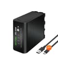Miniatyrbillede 1 af 2: Sony NP-F980 Batteri, PD20W Hurtig Opladning, LED Strømindikator, 2PCS F980