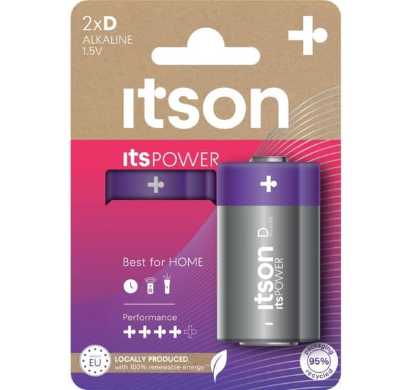det på sit POWER batteri Alkaline LR20IPO/2CP
