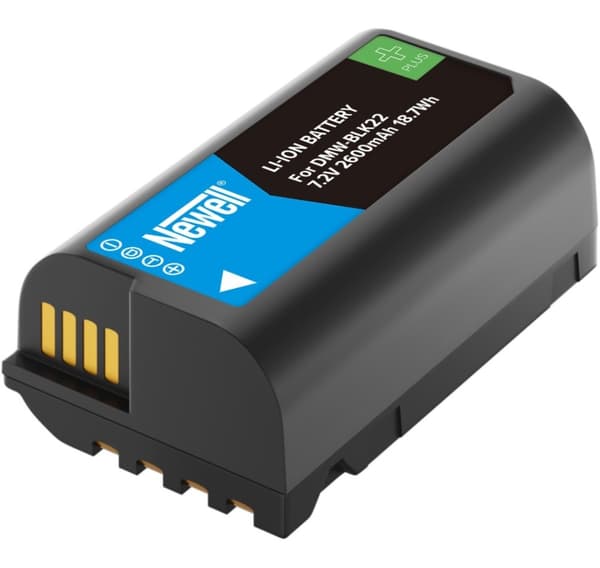 Newell batteri Plus Panasonic DMW-BLK22