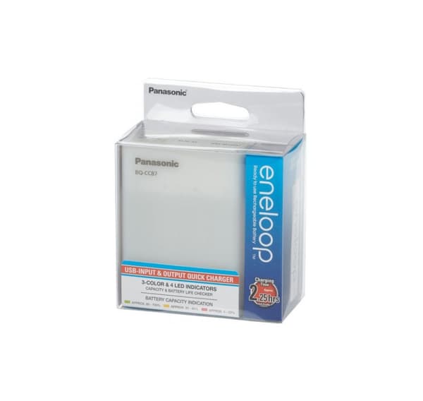 Panasonic eneloop lader BQ-CC87USB