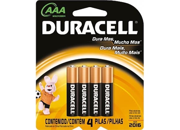 Batteri MN2400 AAAx4 LR03, Duracell