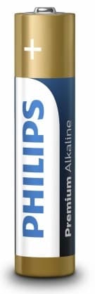 Batteri LR03M4B/10 Premium Alkaline 4 stk, Philips