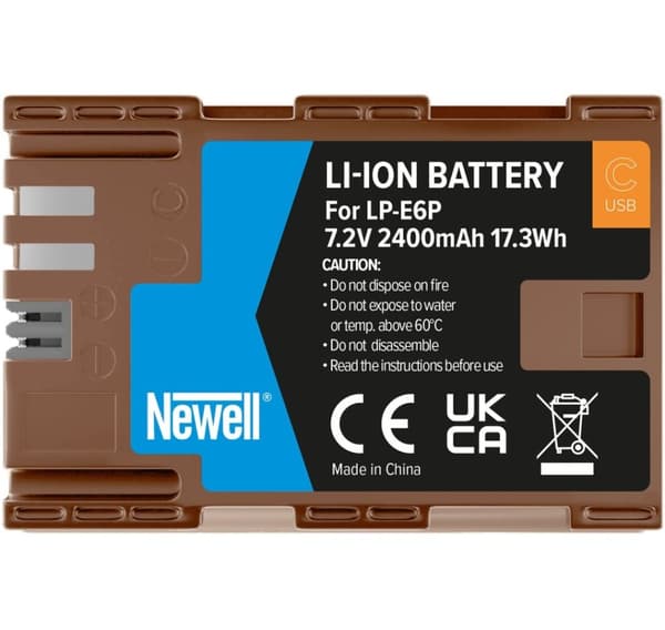 Newell battery Canon LP-E6P USB-C