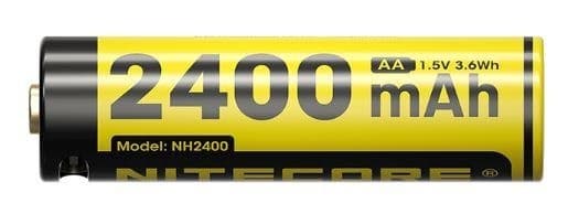 Akun palautus. Li-ion aa 1.5v/4pack nh2400, Nitecore