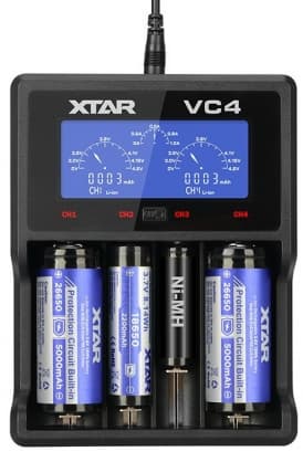 Battery Charger, VC4 Charger, XTAR
