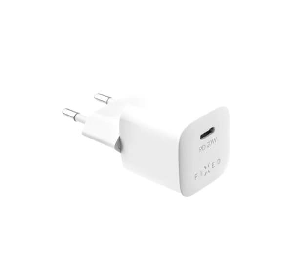 Fast, Mini USB-C rejseoplader USB-C/Lightning-kabel