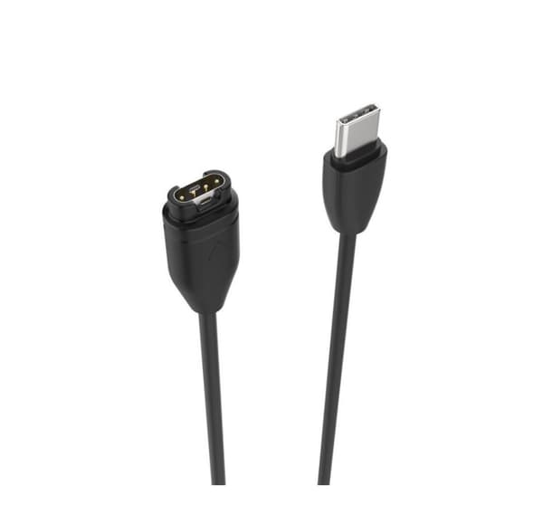 Fast USB-C-laddningskabel för Garmin Fenix 5/6/7/7X, Epix, Venu 2/3, Vívoactive 3/4/5, FIXDW-796-C