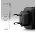Pikkukuva 3 / 8: AXAGON, GaN-seinälaturi 2x portti (USB-A + USB-C), PD3.0/PPS/QC4+/SFC2.0/AFC/SCP/FCP/Apple, 45W, ACU-PQ45