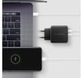 Pikkukuva 6 / 8: AXAGON, GaN-seinälaturi 2x portti (USB-A + USB-C), PD3.0/PPS/QC4+/SFC2.0/AFC/SCP/FCP/Apple, 45W, ACU-PQ45