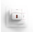 Miniatyrbillede 7 af 7: AXAGON, Vægoplader 1x port USB-A, QC3.0/AFC/FCP/Apple, 18W, ACU-QC18W