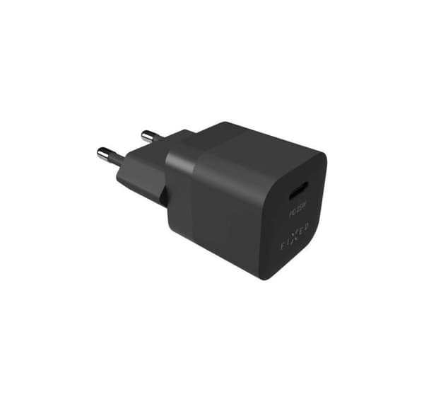 Fast, Mini USB-C rejseoplader, 25W, FIXC25M-C-BK