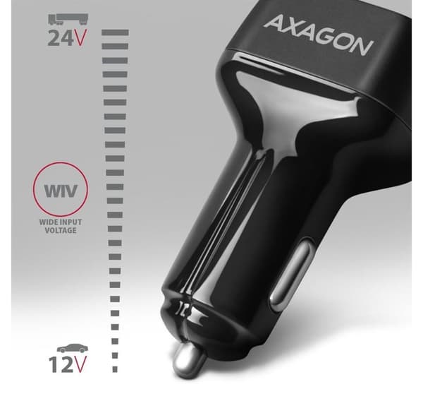 AXAGON, Dobbel billader, 38W, PWC-PQ38