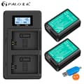 Miniatyrbillede 2 af 2: Sony NP-FW50 batteriskift, kompatibel med Sony Alpha 7, A7R, A3000, A5000, A6000, NEX-5N, NEX-5C og A55., 2 batteri og oplader