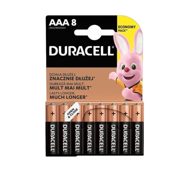 Duracell, AAA, Basic MN2400 BL8