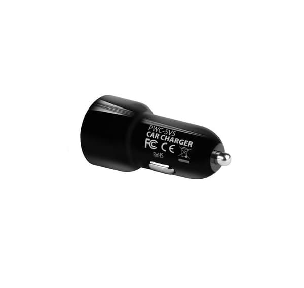 AXAGON, Dobbelt biloplader, 24W, PWC-5V5