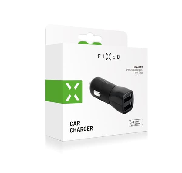 Fast, dobbelt USB biloplader