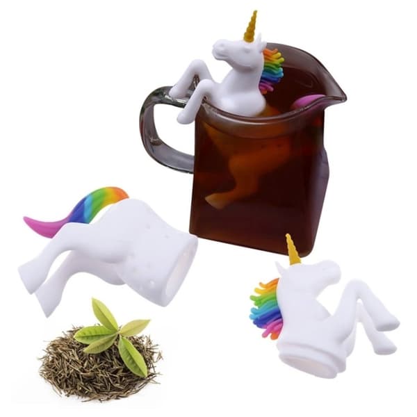 Tesil / Tehållare i Silikon - Ponny / Unicorn - Enhörning