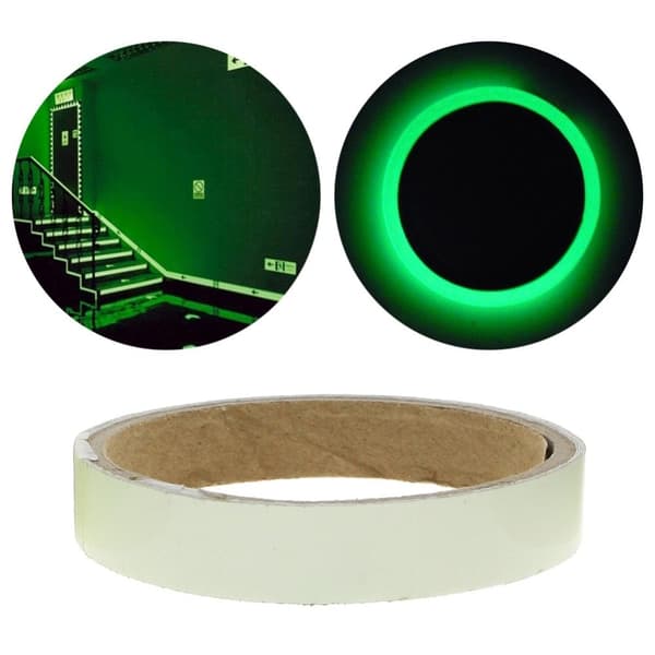 Självlysande Tejp / Glow in the Dark - 2 cm x 3 meter