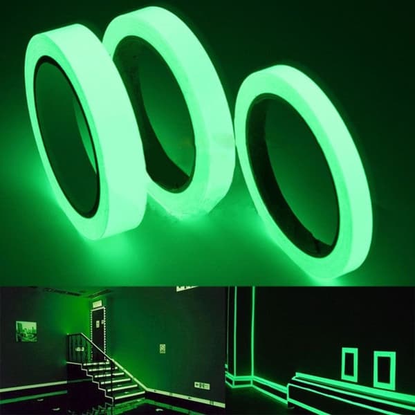 Självlysande Tejp / Glow in the Dark - 2 cm x 3 meter