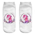 Miniatyrbilde 1 av 2: 3-Pack Ankelstrumpor / Strumpor - Ponny / Unicorn