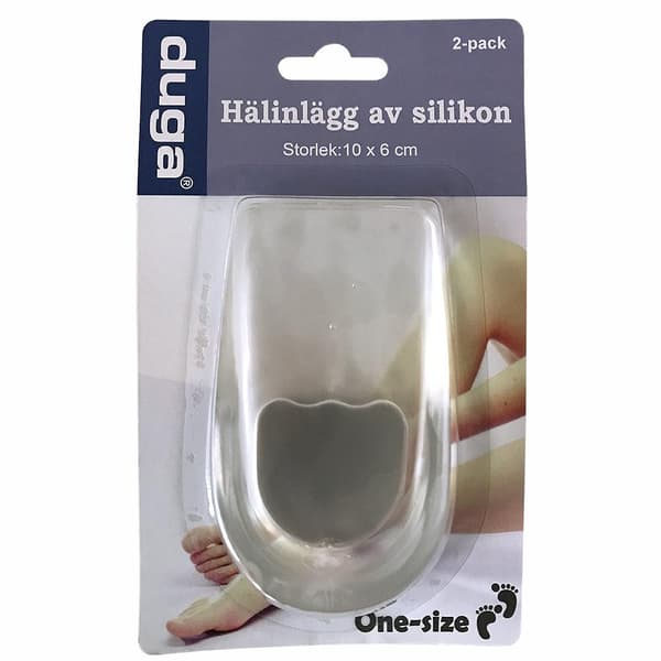 2-Pack - Hälinlägg / Hälskydd / Sulor i Silikon
