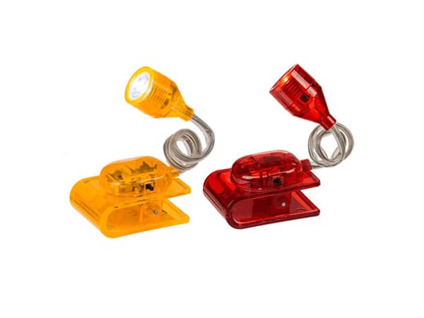 Boklampa - Läslampa / LED-lampa med Klämma - Lampa till Bok