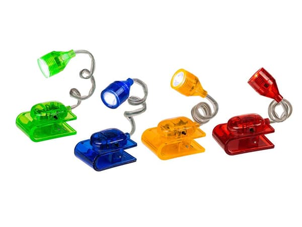 Boklampa - Läslampa / LED-lampa med Klämma - Lampa till Bok