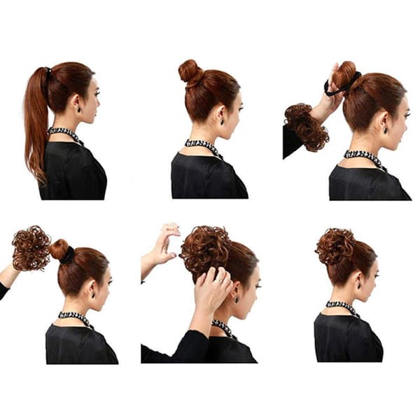 Scrunchie Löshår / Hårband / Hårmunk - Grå