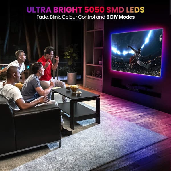 LED-Strip Lights med RGB / Lyslenke / LED-list - 10 meter