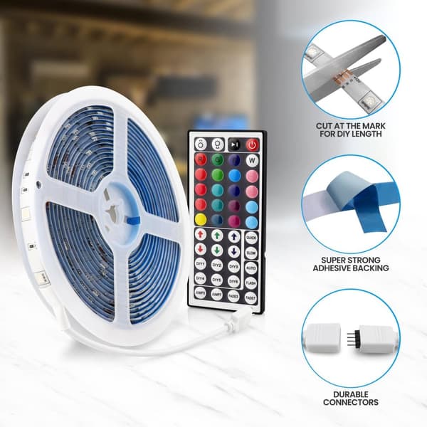 LED-Strip Lights med RGB / Lyslenke / LED-list - 10 meter