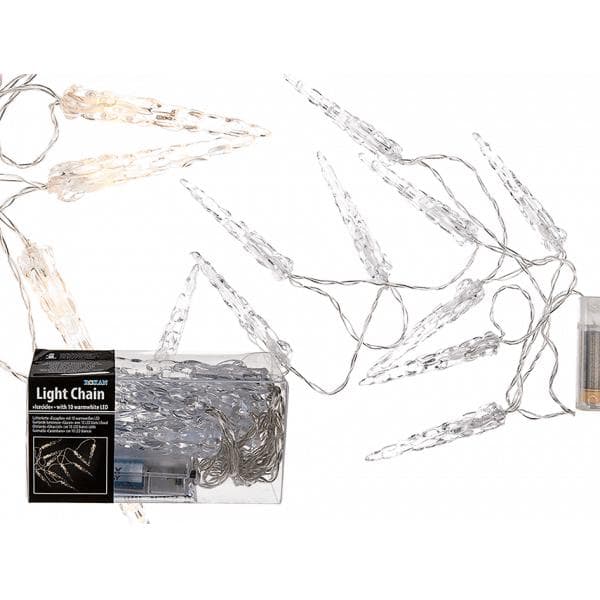 Ljusslinga Istappar / LED-slinga - Varmvit - 180cm