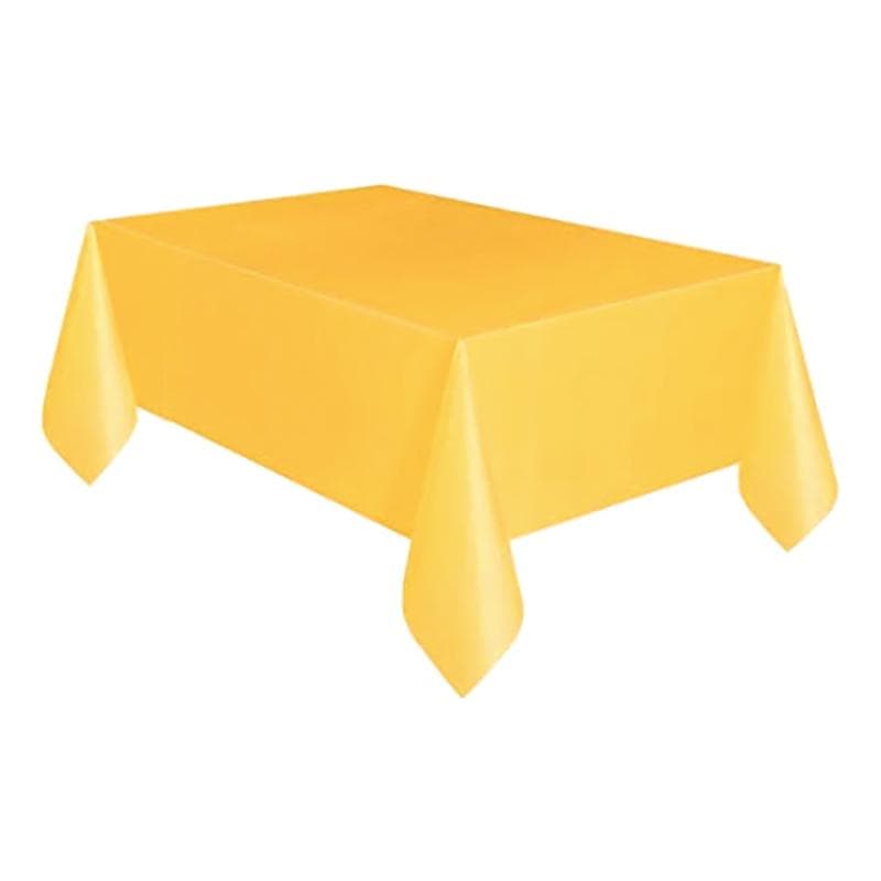 Plastduk / Bordsduk / Duk till Bord - Gul