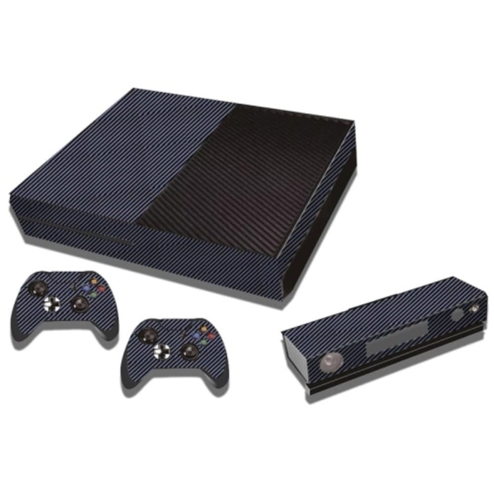 Xbox One Skins Carbon Fiber Mörkblå