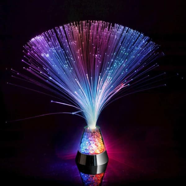 Fiberoptisk Lampa / Fiberlampa - Välj färg