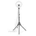 Miniatyrbillede 6 af 9: Hama LED-ringlys SpotLight Steady 120 II For Sæt Smartphone Stativ 12"