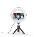Miniatyrbild 3 av 9: Hama LED Ring Light SpotLight Smart 80 II Set För Smartphone