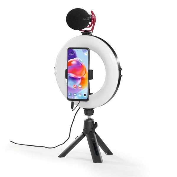 Hama LED Ring Light SpotLight Smart 80 II Set För Smartphone