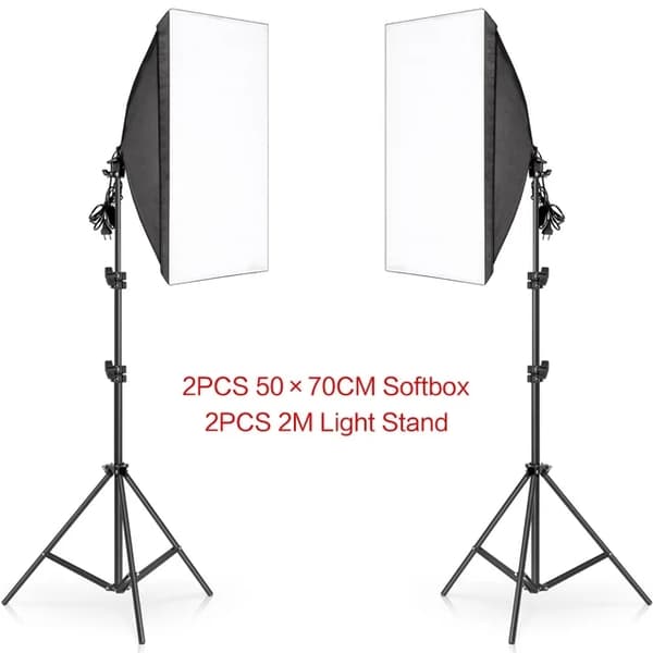 Valokuvaus Softbox-valaistussarjat, Ammattimainen Jatkuva Valaistusjärjestelmä, Valokuvausstudio, 135W päivänvalolamppu