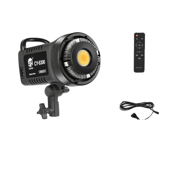 Fotografering LED Video Lys, 100W Effektudgang, Dagslysbalanceret Sol Lampe, 2 stk 100W lampe