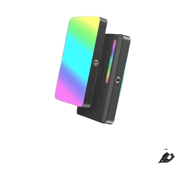RGB LED Video Light, farvetemperatur på 2500K-9000K, 12W effekt,VL120RGB Sort