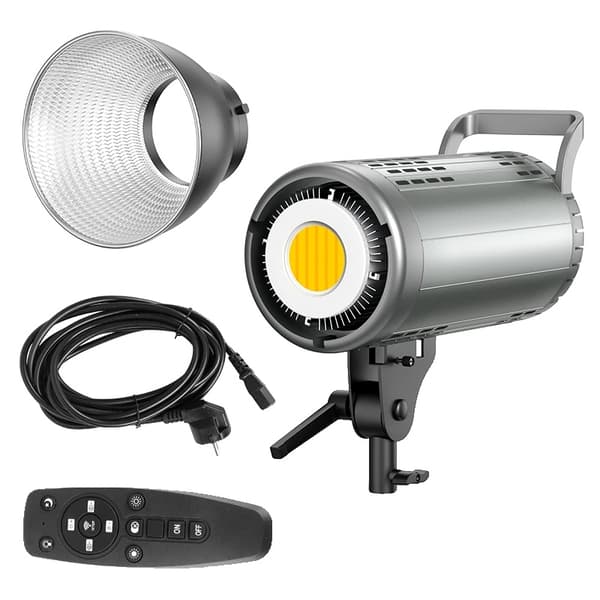 Fotografi Video Ljus, Bi-färg Fullbelysning, Bowens-fäste, 200W COB-ljus