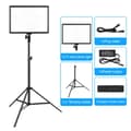 Miniatyrbild 1 av 2: LED Videobelysning, 17-tums Rektangulär Panel, 3-Temperatur Ljus, 14-tums kit 1